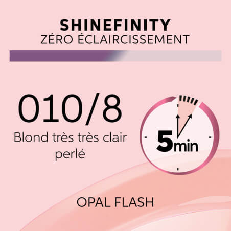 Coloração gloss Shinefinity 010/8 opal flash Wella 60ML