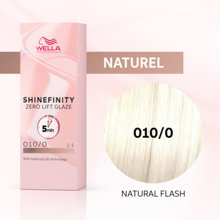Coloration gloss Shinefinity 09/81 platinum opal Wella 60ML