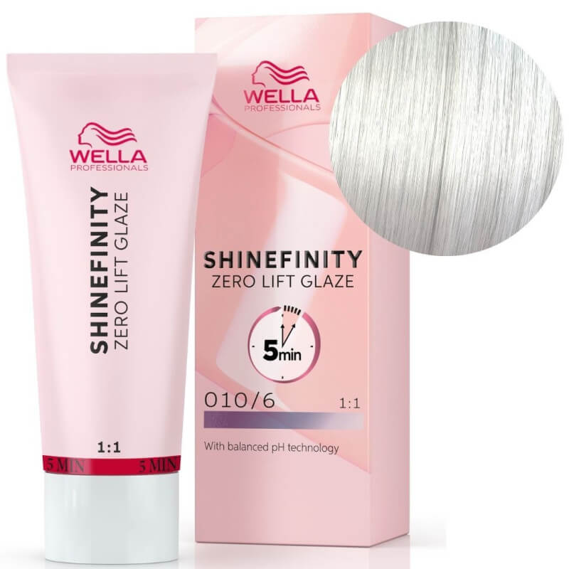 Coloração gloss Shinefinity 010/6 lavanda flash Wella 60ML