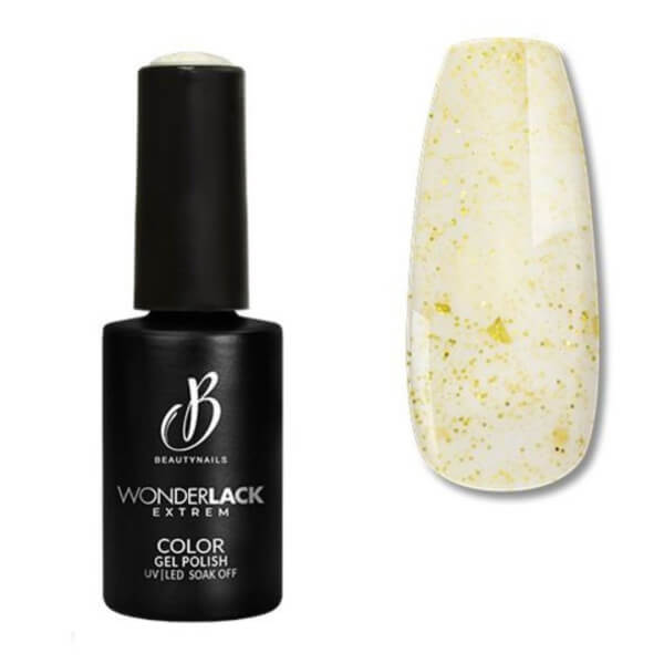 Barniz Gold Flakes colección Back To School Wonderlack Extrem Beautynails 8ML