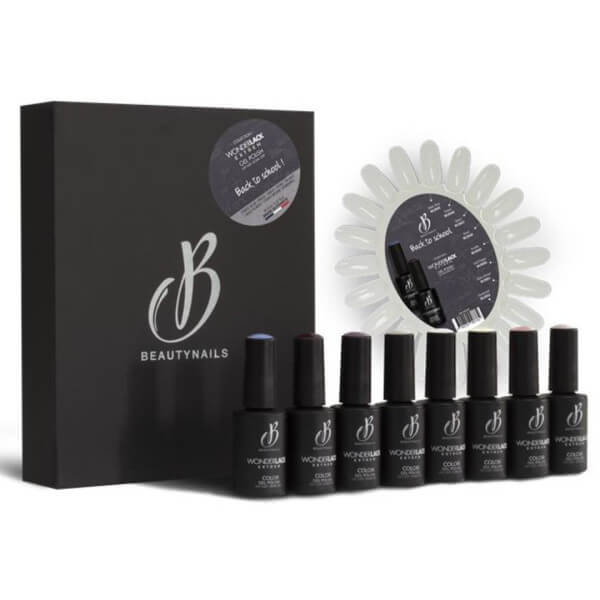Conjunto de verniz da coleção Back To School Wonderlack Extrem Beautynails. Conjunto de verniz da coleção Back To School Wonderlack Extrem Beautynails.