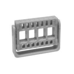 Ondersteuning voor het opbergen van 16 grijze bits Beauty Nails