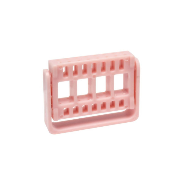 Soporte de almacenamiento para 16 puntas de color rosa Beauty Nails