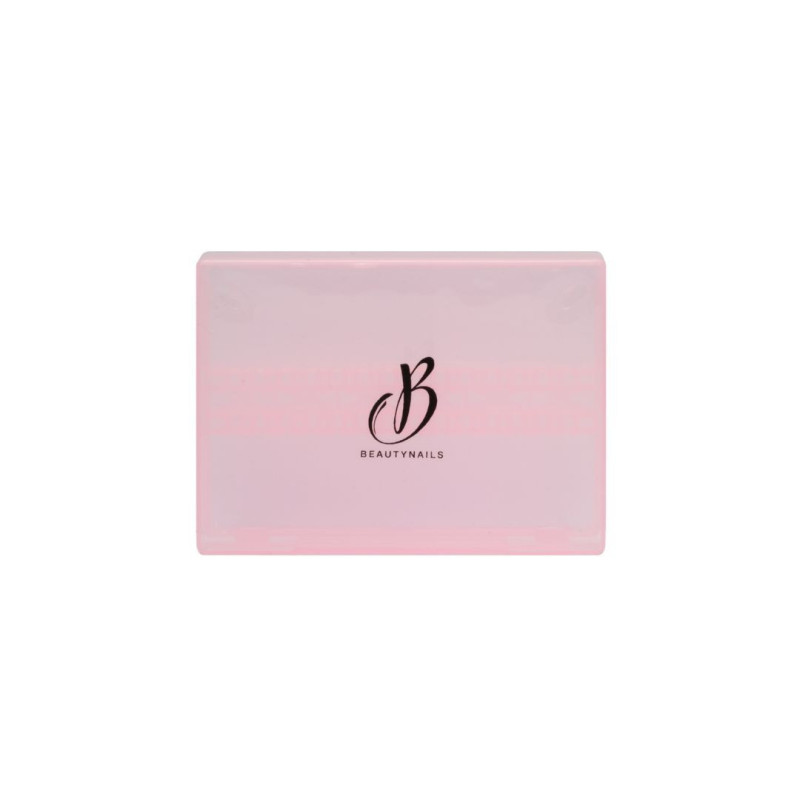 Aufbewahrungsbox mit 14 rosa Aufsätzen Beauty Nails