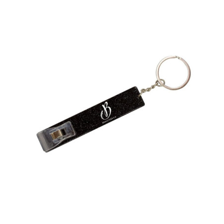 Black Keychain Card Holder Beauty Nails