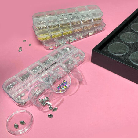 Caixa de Strass Crystal Beauty Nails