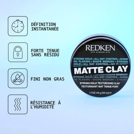 Texturisant Mat Redken Rough Clay 20 50ML