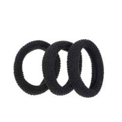 Black rubber bands by Stella Green