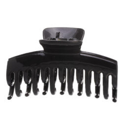 Pinza para el cabello negra Stella Green de 10 cm.