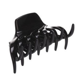 Black hair clip Stella Green 10cm