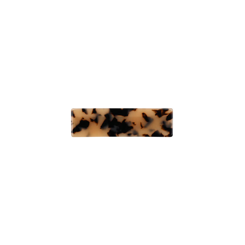 Haarclip rechthoekig bruin Stella Green 9cm