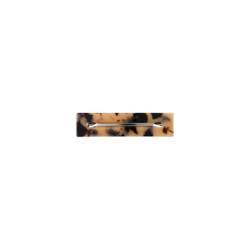 Barretta per capelli rettangolare marrone Stella Green 8cm