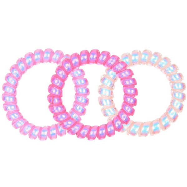 3 elastische veren Stella Green roze en wit. 3 elastische veren Stella Green roze en wit.