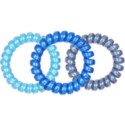3 elásticos de molas Stella Green azul escuro.