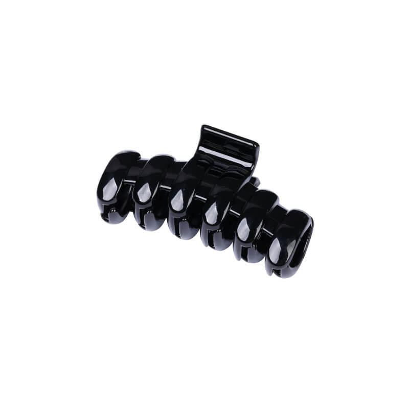 Presilha de cabelo preta de 6 dentes Stella Green 9cm