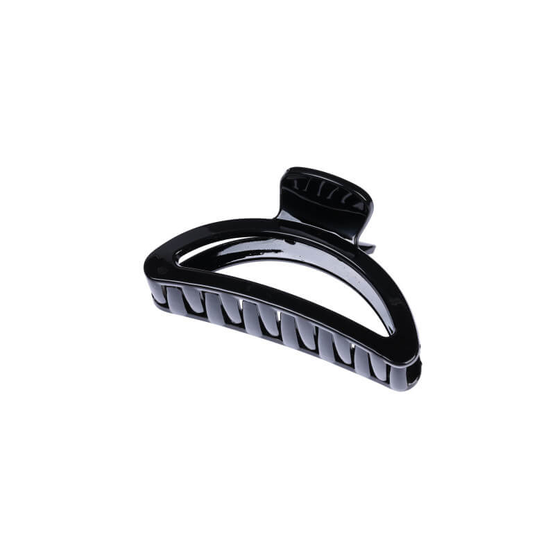 Presilha de cabelo preta de 6 dentes Stella Green 8,5cm.