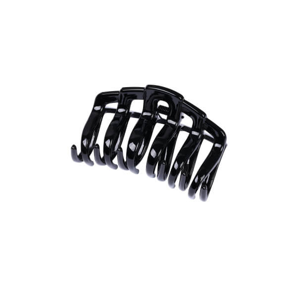 Presilha de cabelo preta de 6 dentes Stella Green 8cm. Presilha de cabelo preta de 6 dentes Stella Green 8cm.