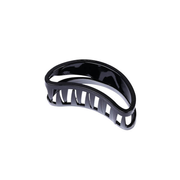 Presilha de cabelo preta de 6 dentes Stella Green 9cm