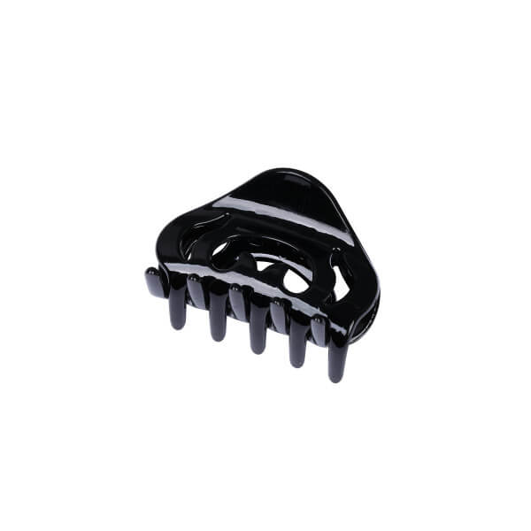 Presilha de cabelo preta 5 dentes Stella Green 6,5cm Presilha de cabelo preta 5 dentes Stella Green 6,5cm