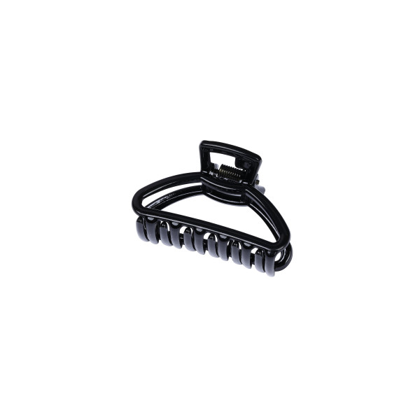 Black hair clip Stella Green 6 teeth 5,5cm