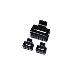 3 black hair clips Stella Green's card