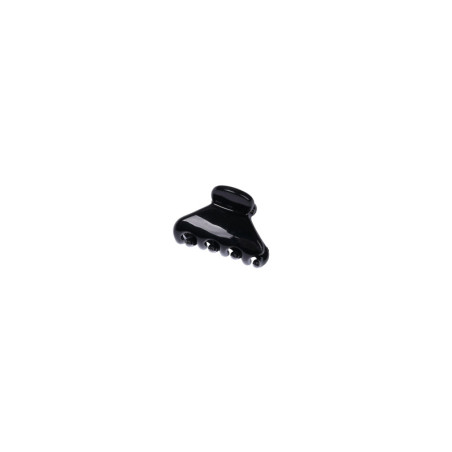 6 mini-presilhas de cabelo pretas Stella Green 2cm