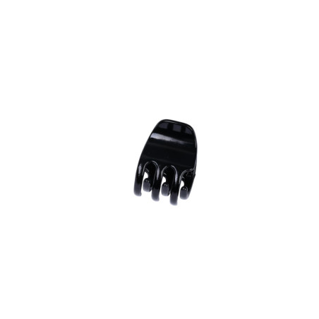 6 mini zwarte haarklemmen Stella Green 2cm
