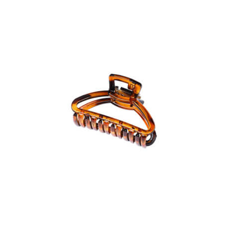 Haarknip bruin 6 tanden Stella Green 5,5cm