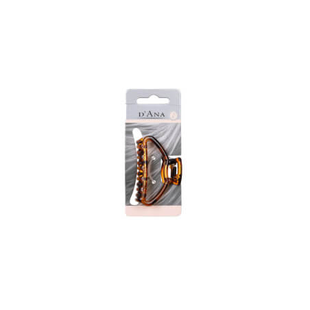 Haarknip bruin 6 tanden Stella Green 5,5cm