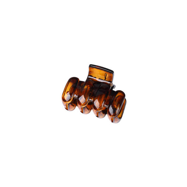 Haarspeld bruin 4 tanden Stella Green 5,5cm
