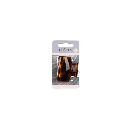 Pince à cheveux brune 4 dents Stella Green 4cm 