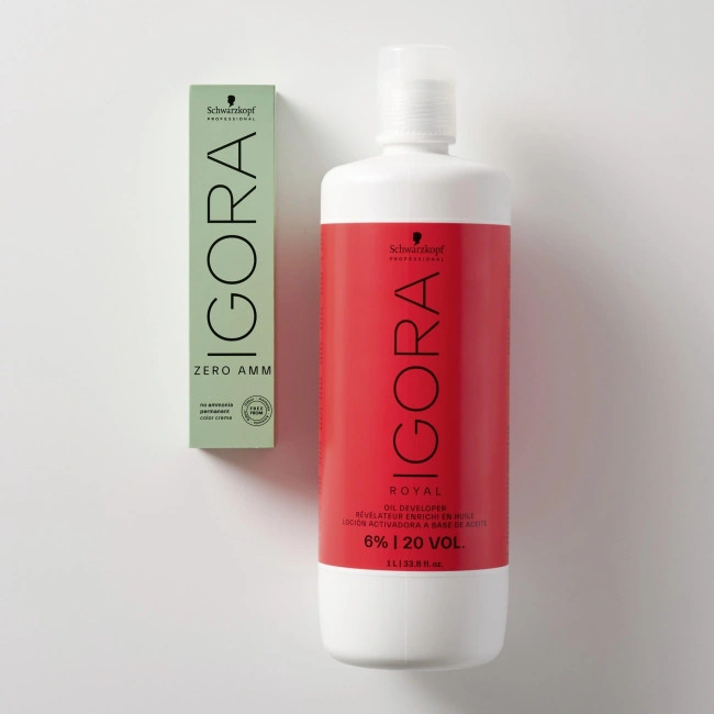 Igora Zéro amm 7-21 blond moyen fumé cendré Schwarzkopf 60ML