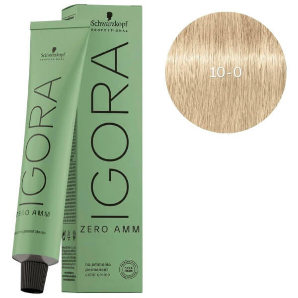 Igora Zero amm 10-0 very very light natural blonde Schwarzkopf 60ML