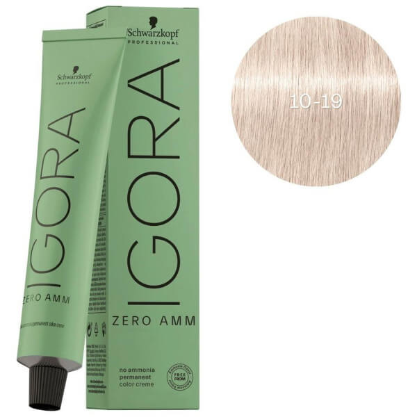 Igora Zero amm 10-19 biondo molto molto chiaro viola cenere Schwarzkopf 60ML