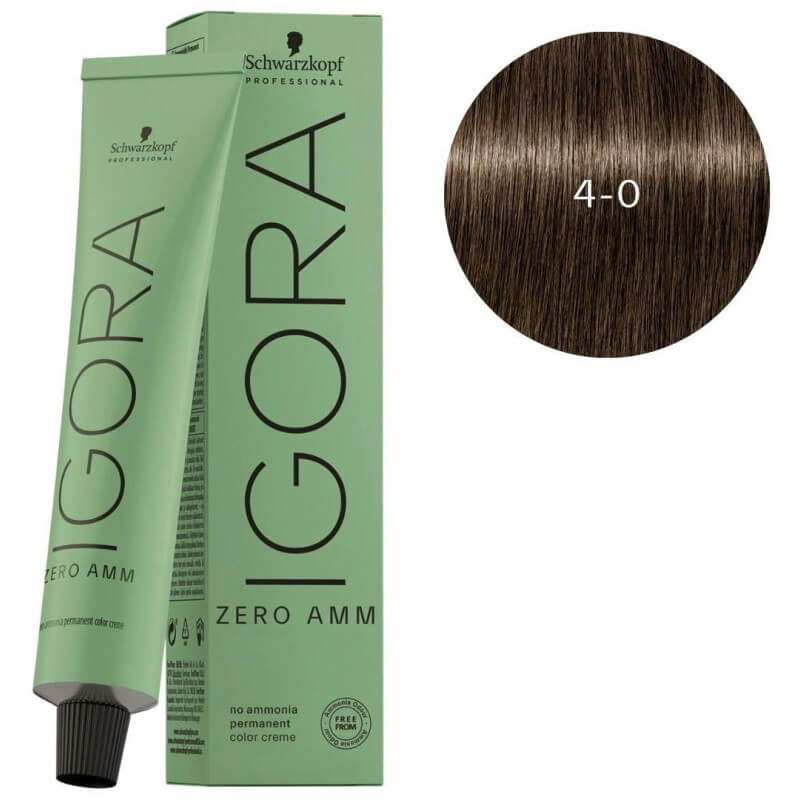 Igora Zéro amm 4-0 natuurlijk middenbruin Schwarzkopf 60ML
