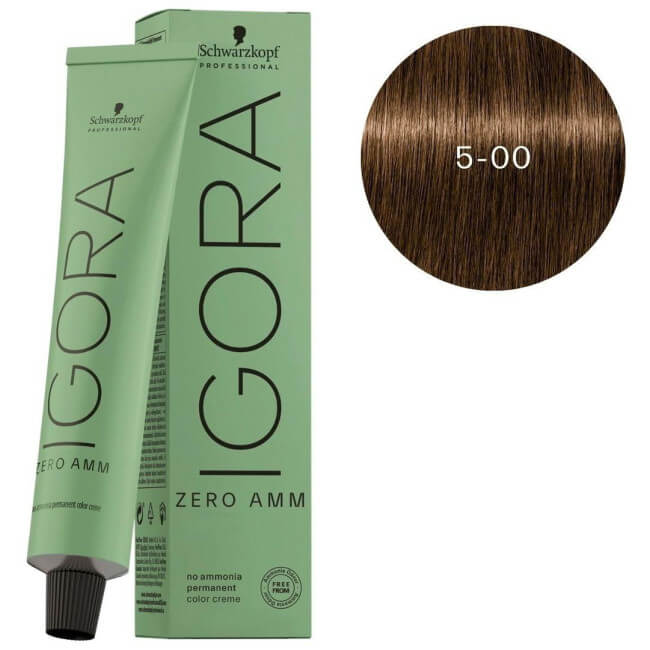 Igora Zéro amm 5-00 castanho claro natural extra Schwarzkopf 60ML