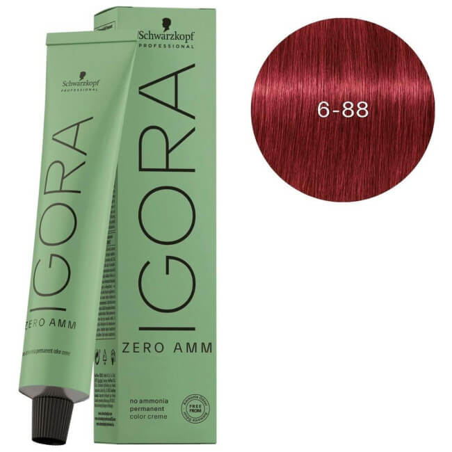 Igora Zéro amm 6-88 donkerblond rood extra Schwarzkopf 60ML