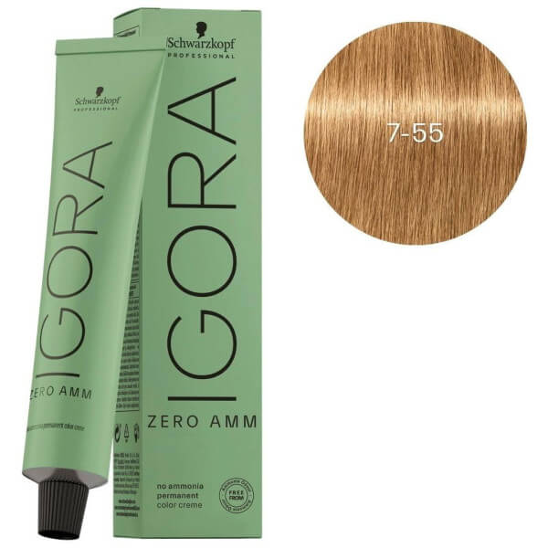 Igora Zero amm 7-55 biondo medio dorato extra Schwarzkopf 60ML