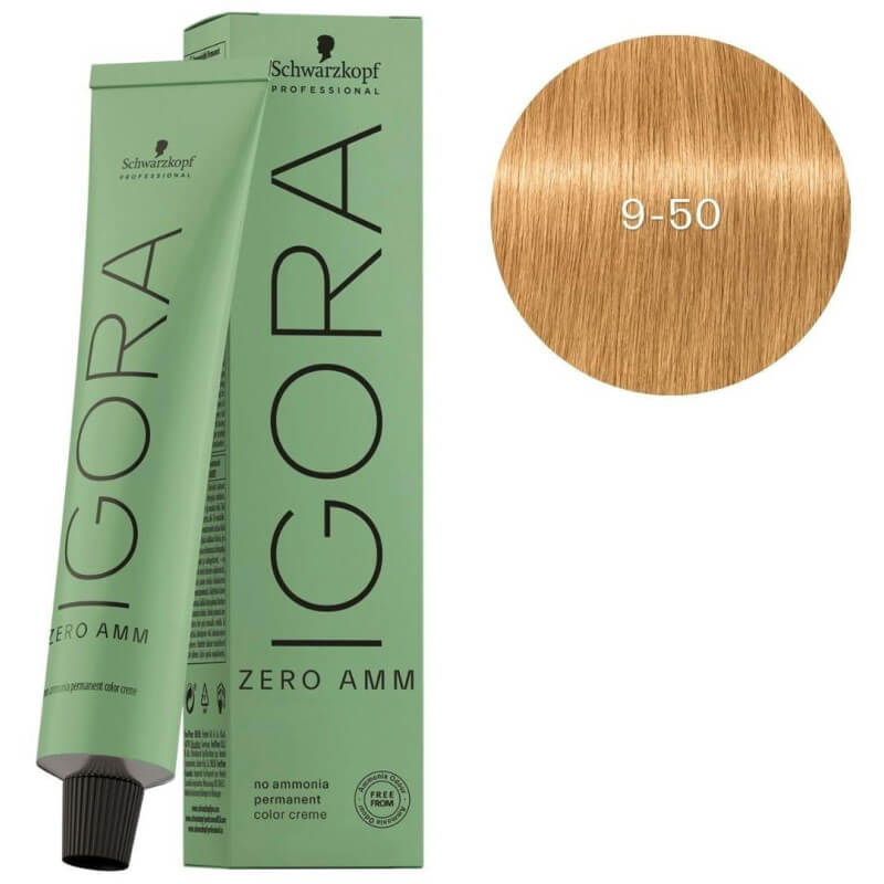 Igora Zéro amm 9-50 loiro muito claro dourado natural Schwarzkopf 60ML