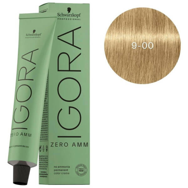 Igora Zero amm 9-00 Rubio muy claro natural extra Schwarzkopf 60ML