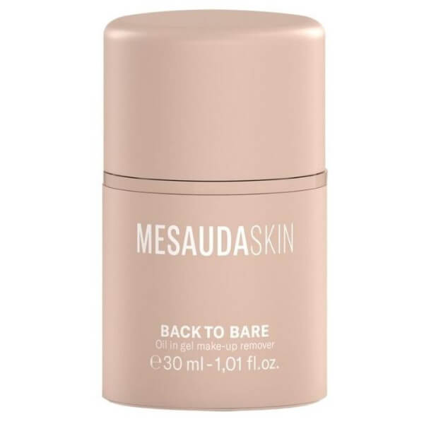 Óleo em gel de limpeza facial Back To Bare da Mesauda, 30ML. Óleo em gel de limpeza facial Back To Bare da Mesauda, 30ML.