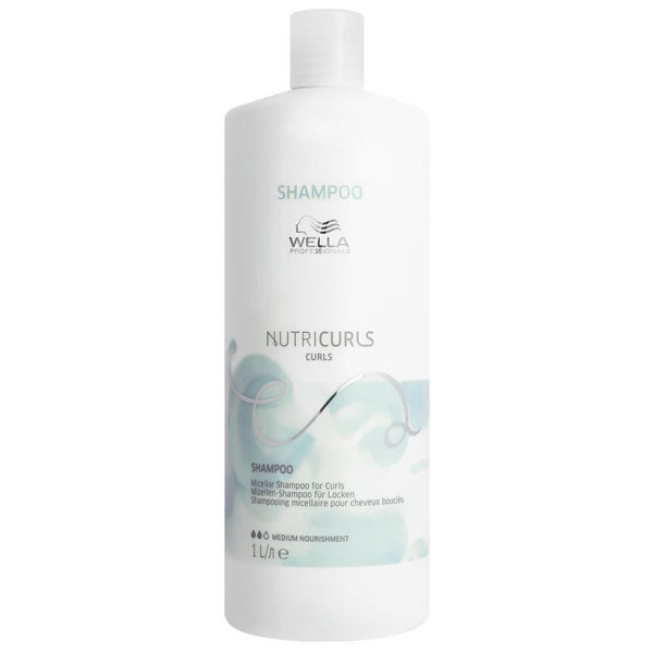 Wella Nutricurls Shampoo micellare per capelli ricci 1L