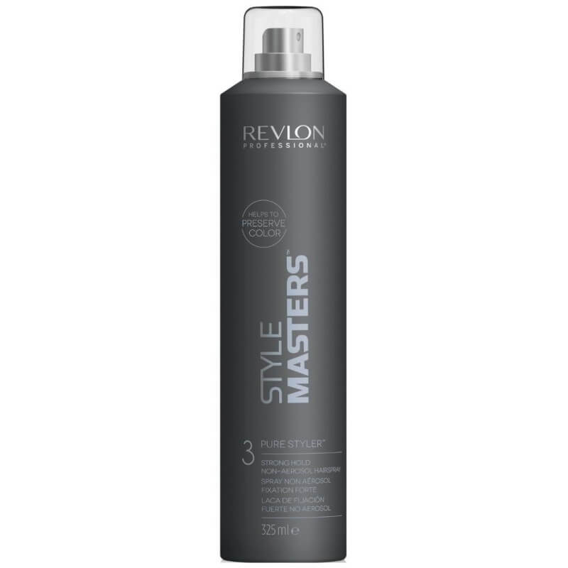 Spray Pure Styler Strong Hold Style Masters Revlon 325ml

Spray de Estilo de Fixação Forte Pure Styler Style Masters Revlon 325m