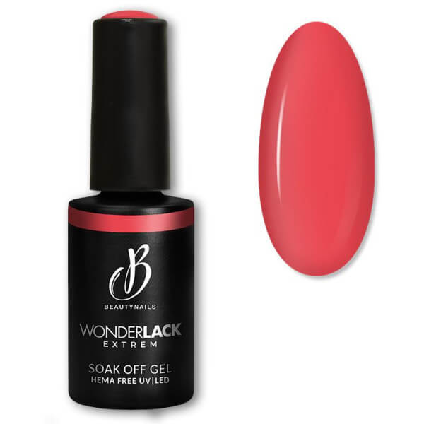 Semi-permanente Wonderlack Hema Free koraalglans Beautynails 8ML Semi-permanente Wonderlack Hema Free koraalglans Beautynails 8ML
