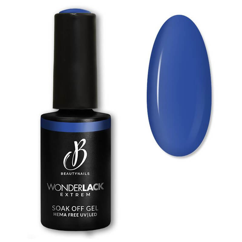 Semi-permanente Wonderlack Hema Free in de kleur statisch blauw van Beautynails, 8ML.