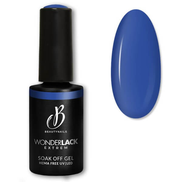 Semi-permanente Wonderlack Hema Free in de kleur statisch blauw van Beautynails, 8ML. Semi-permanente Wonderlack Hema Free in de kleur statisch blauw van Beautynails, 8ML.