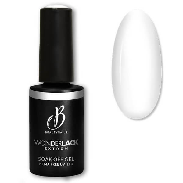 Semi-permanente Wonderlack Hema Free in True White van Beautynails, 8 ML. Semi-permanente Wonderlack Hema Free in True White van Beautynails, 8 ML.