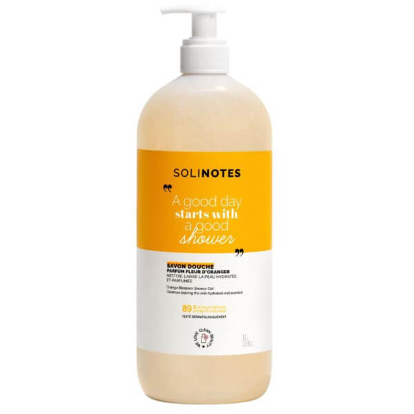 Savon Douche Kalmerende Oranjebloesem Solinotes 1L Savon Douche Kalmerende Oranjebloesem Solinotes 1L