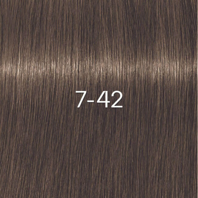 Igora Zéro amm  blond moyen beige fumé 7-42 Schwarzkopf 60ML