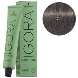 Igora Zero amm 7-1 biondo medio cenere Schwarzkopf 60ML